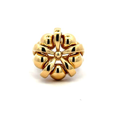 Golden Bull Basic Ring Chic Women 8 2.5mm 10K