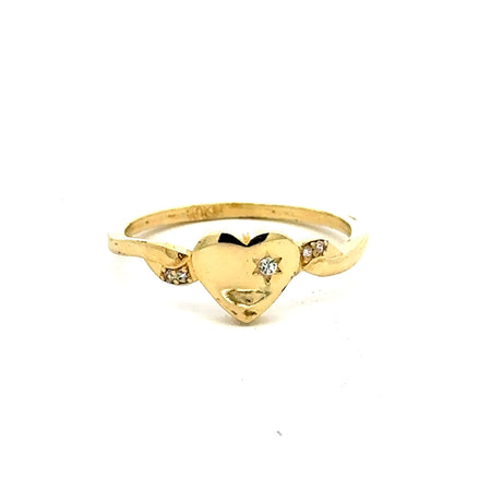 Ring Chic Women 8.5 1.5mm 10K