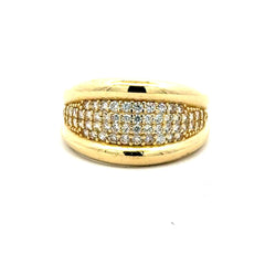 Golden Bull Basic Ring Chic Women 8.5 2mm 10K
