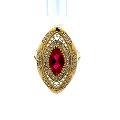 Golden Bull Basic Ring Chic Women 8.5 3mm 10K