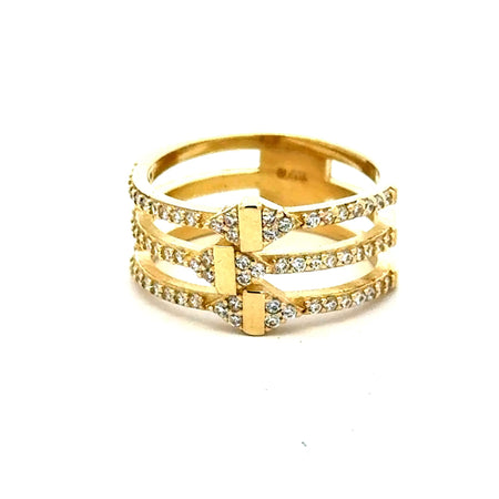 Ring Chic Women 8 8.5mm 10K