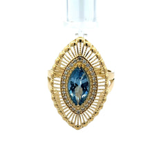 Golden Bull Basic Ring Chic Women 9 3mm 10K