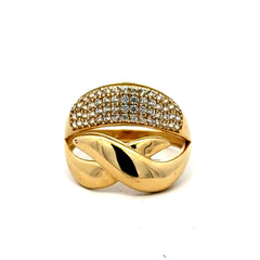 Golden Bull Basic Ring For Women 6.5 2mm 10K