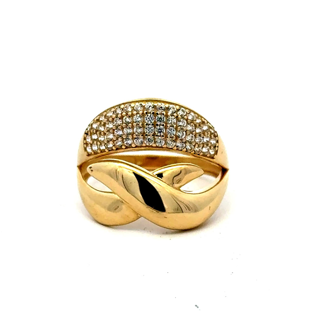 Golden Bull Basic Ring For Women 6.5 2mm 10K