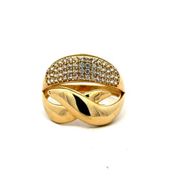 Golden Bull Basic Ring For Women 6.5 2mm 10K