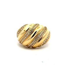 Golden Bull Basic Ring For Women 7 2.5mm 10K