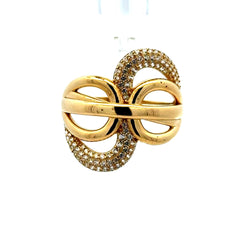 Golden Bull Basic Ring For Women 8 2.5mm 10K