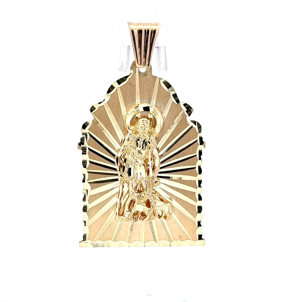 Golden Bull Cuban 13.2 g Pendant ‘San Lázaro’ 61.5 10K