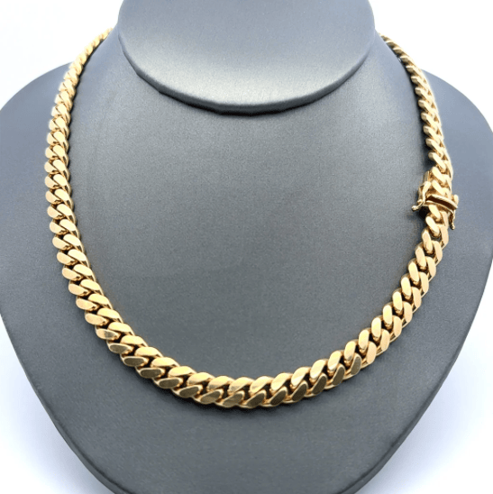 Golden Bull Cuban 95.6 g Chain Cuban Link 7.5mm 24" 10K
