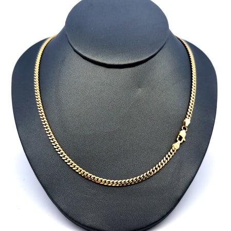 Chain Cuban Link 3mm 24.5" 14K