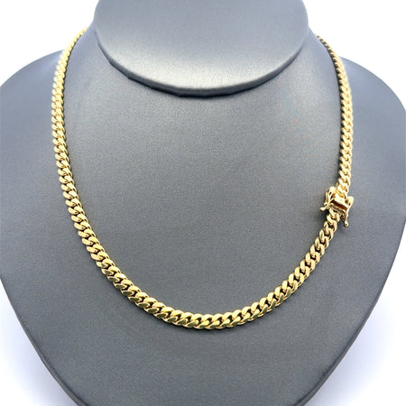Chain Cuban Link 4mm 19.5" 14K