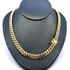 Golden Bull Cuban Chain Cuban Link 7.5mm 22" 10K
