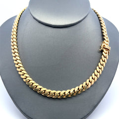 Golden Bull Cuban Chain Cuban Link 7.5mm 24" 14K