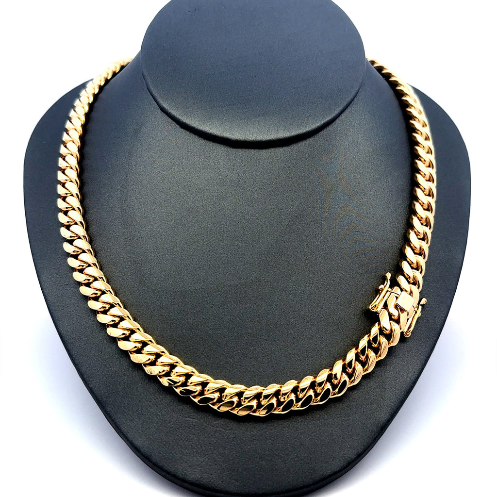Golden Bull Cuban Chain Cuban Link 8.5mm 22" 10K