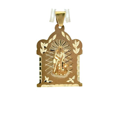 Golden Bull Cuban Pendant ‘San Lázaro’ 34 10K