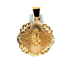 Golden Bull Cuban Pendant ‘San Lázaro’ 42 14K