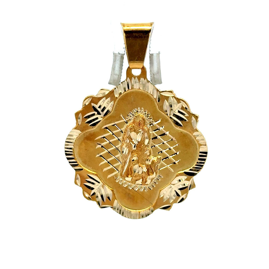 Golden Bull Cuban Pendant ‘San Lázaro’ 42.5 10K