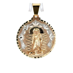 Golden Bull Cuban Pendant ‘San Lázaro’ 44 10K
