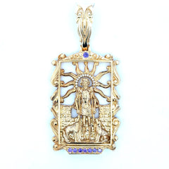 Golden Bull Cuban Pendant ‘San Lázaro’ 89.5 10K