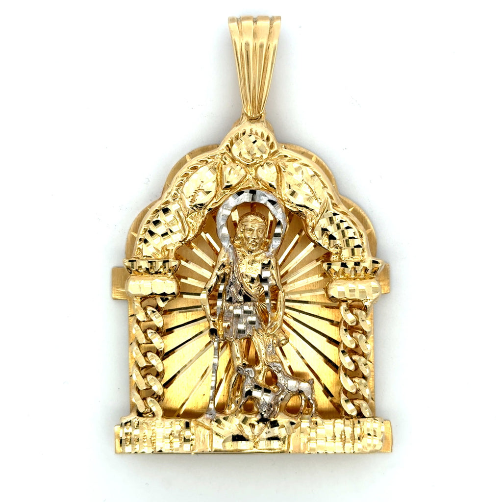 Golden Bull Cuban Pendant ‘San Lázaro’ 91.5 10K