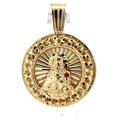 Golden Bull Cuban Pendant ’Santa Bárbara’ 68 10K