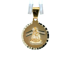 Golden Bull Cuban Pendant ‘Virgen de la Caridad del Cobre’ 104 10K