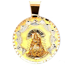 Golden Bull Cuban Pendant ‘Virgen de la Caridad del Cobre’ 64 14K