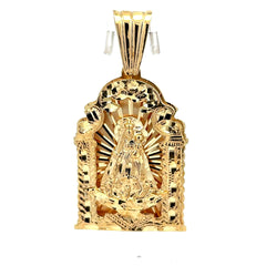 Golden Bull Cuban Pendant ‘Virgen de la Caridad del Cobre’ 68 10K