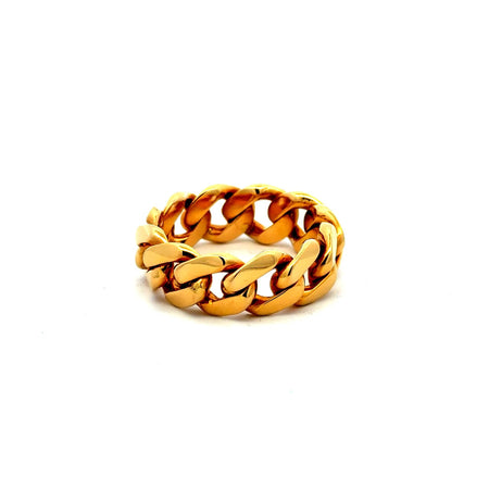 Ring Cuban Link 10 8.5mm 14K
