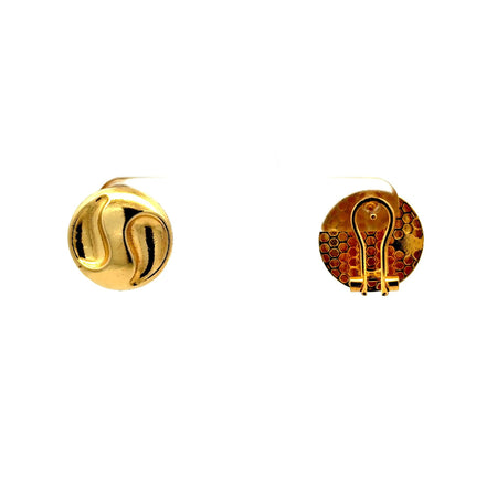 Earrings Omega 15 15mm 10K
