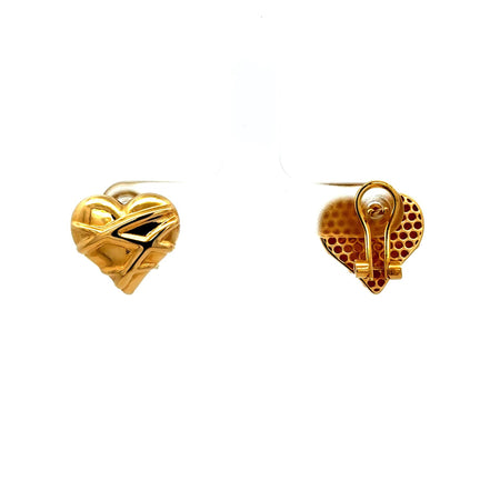 Earrings Omega 15 16mm 10K