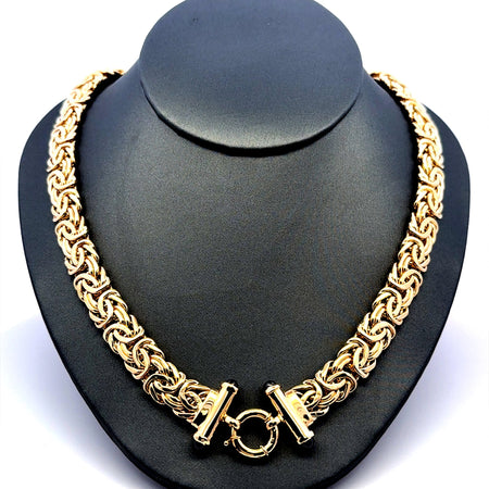 Necklaces Byzantine 10.5mm 18.5" 14K