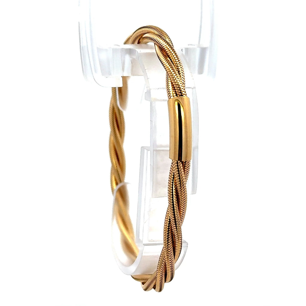 Golden Bull Fancy 5 g Bracelet Flexibull 5mm 7" 14K