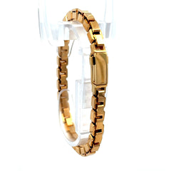 Golden Bull Fancy Bracelet Big Box Link 5.5mm 8" 14K