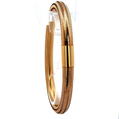 Golden Bull Fancy Bracelet Flexibull 9mm 8" 14K
