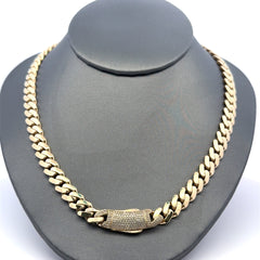 Golden Bull Fancy CAL Chain Monaco 7.5mm 16" 10K