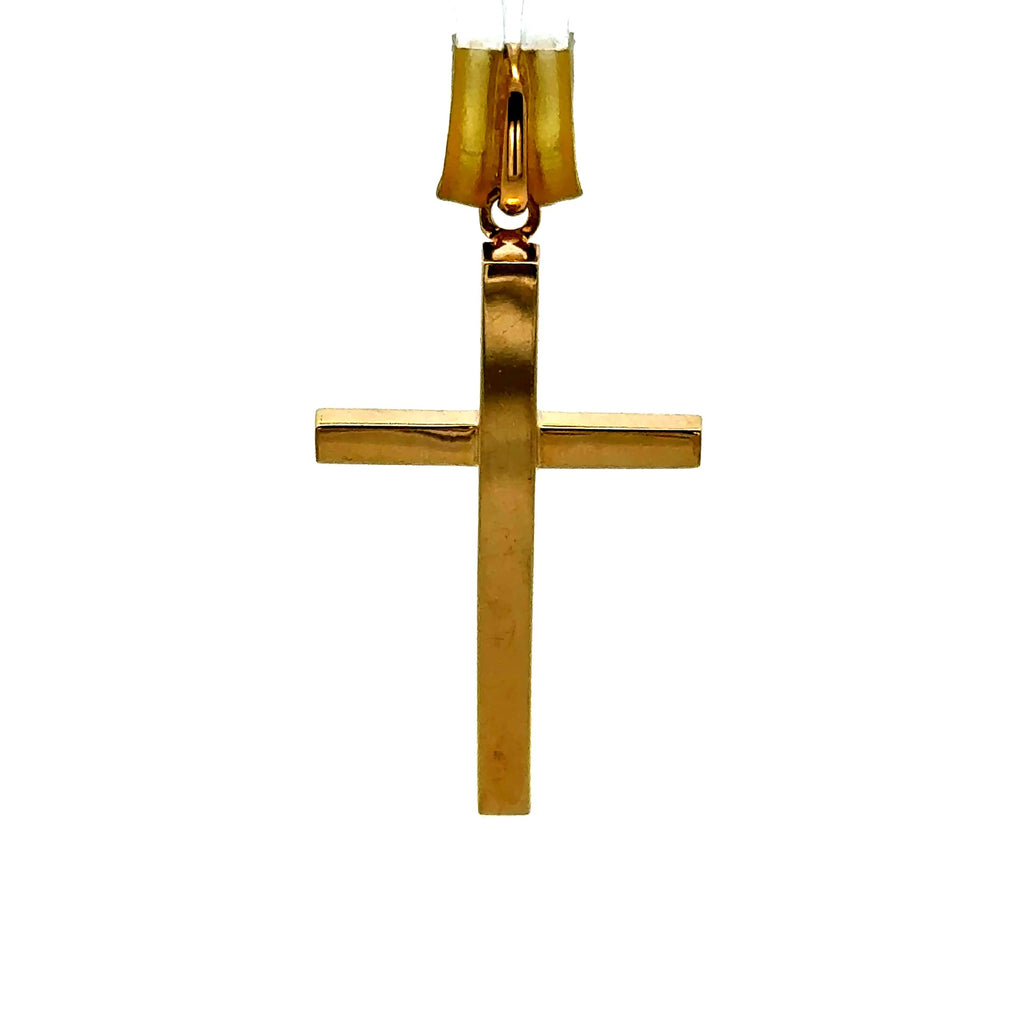 Golden Bull Fancy CAL Pendant Cross 34 10K