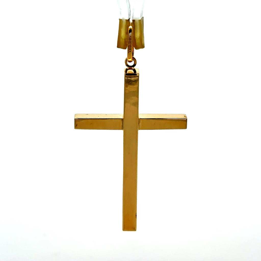 Golden Bull Fancy CAL Pendant Cross 50 10K