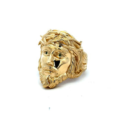 Golden Bull Fancy CAL Ring Men's 10 4.5mm 10K