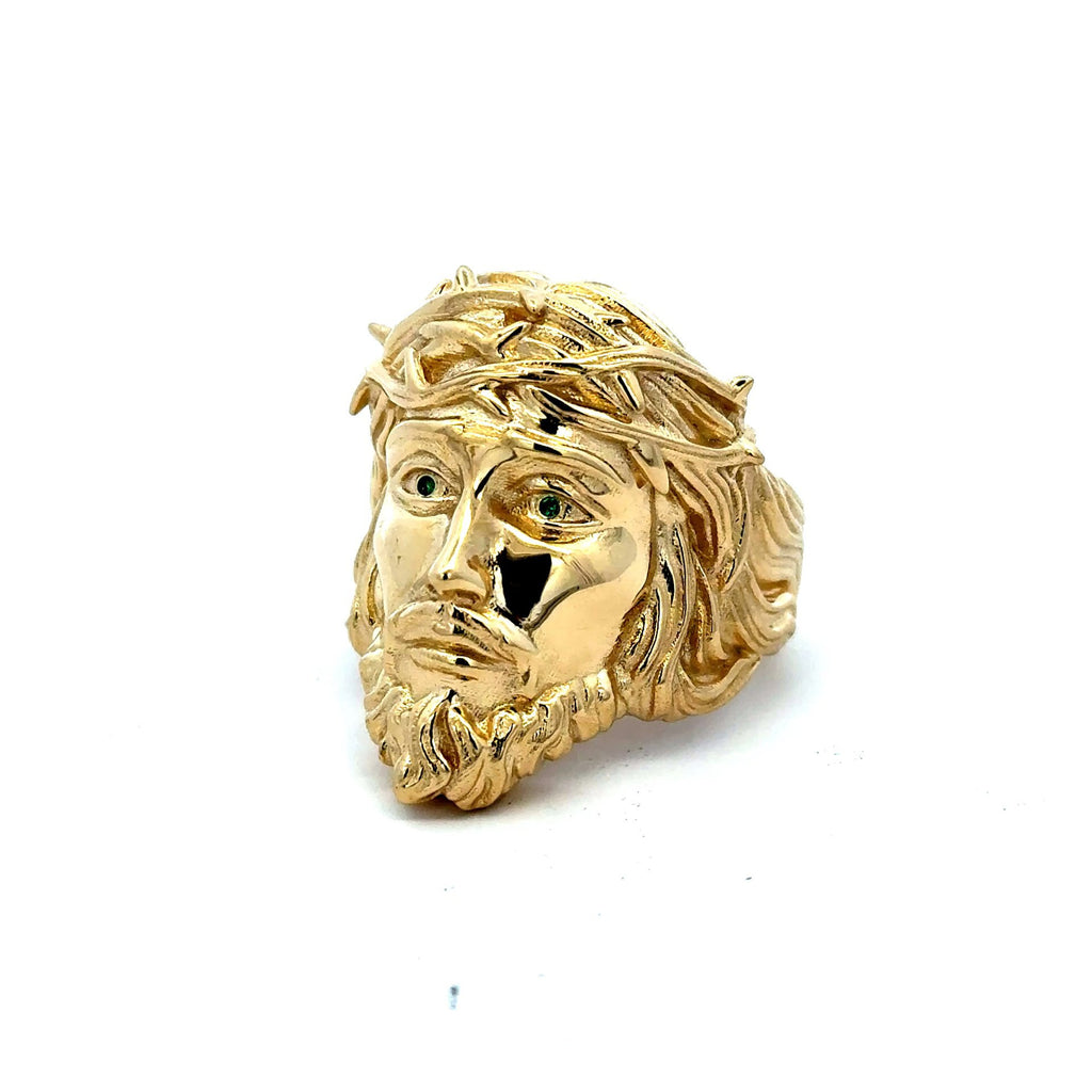 Golden Bull Fancy CAL Ring Men's 10 4.5mm 10K