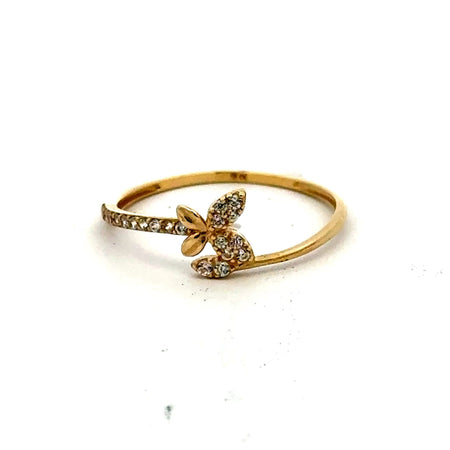 Ring Women's with CZ 7 1mm 10K