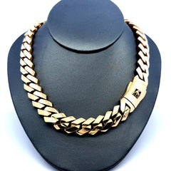 Golden Bull Fancy Chain Bull 13.5mm 24" 10K