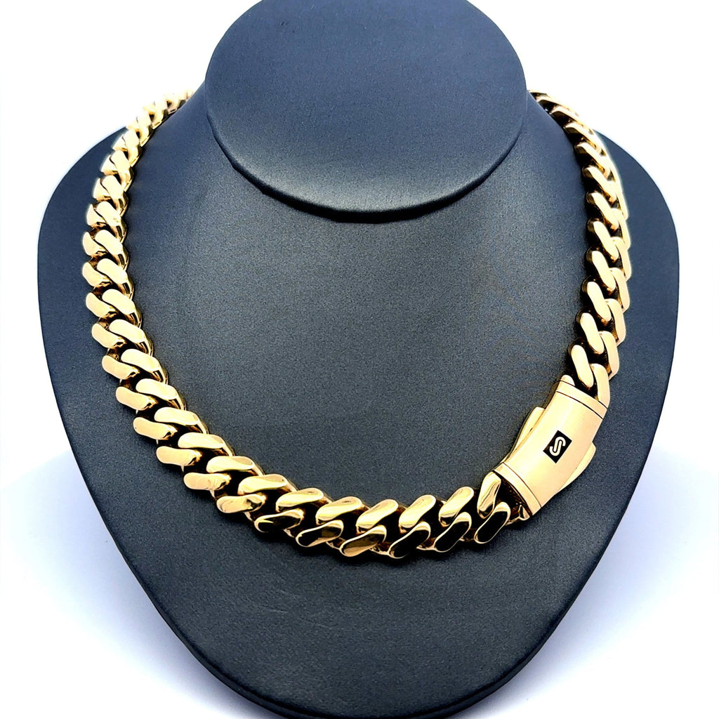Golden Bull Fancy Chain Monaco 11mm 24" 10K