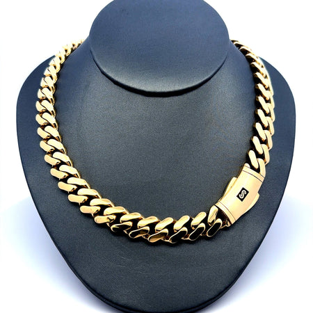 Chain Monaco 11mm 24" 10K