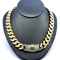 Golden Bull Fancy Chain Monaco 13mm 24" 10K