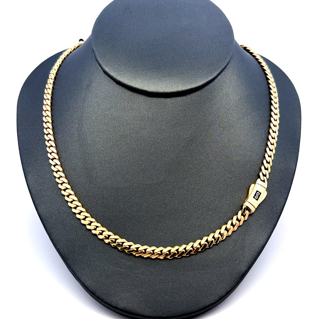 Golden Bull Fancy Chain Monaco 5mm 22" 10K