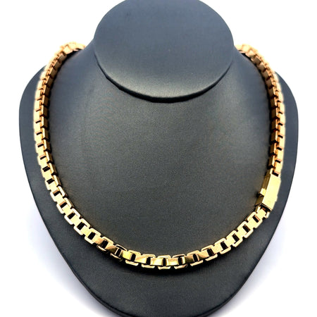Necklaces Big Box Link 5.5mm 18" 14K