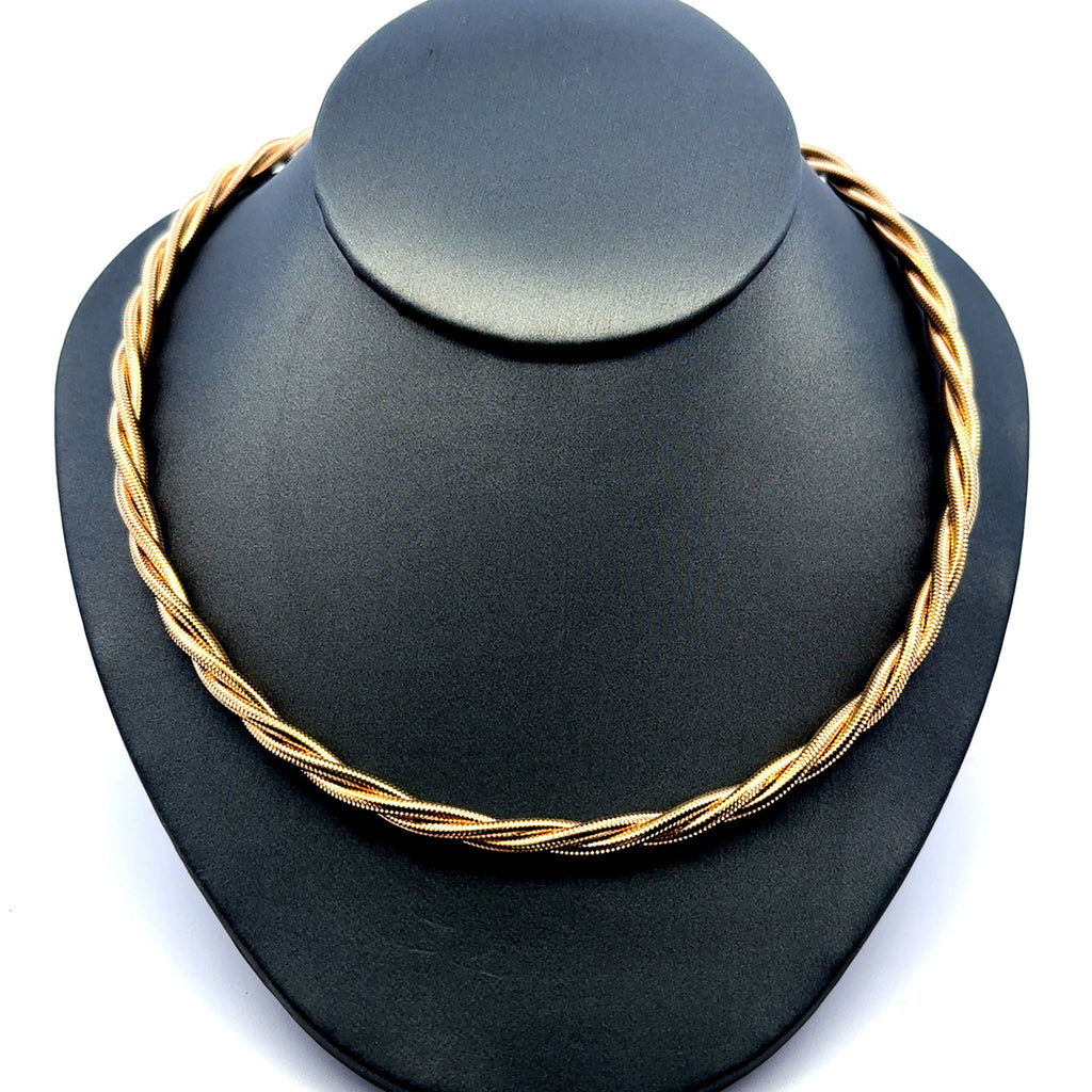 Golden Bull Fancy Necklaces Flexibull 4.5mm 18" 14K