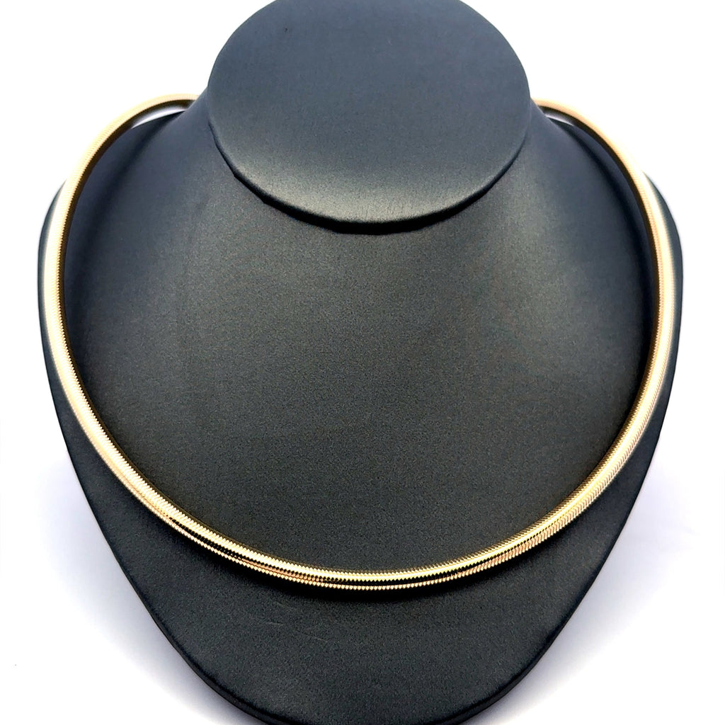 Golden Bull Fancy Necklaces Flexibull 4mm 16" 14K