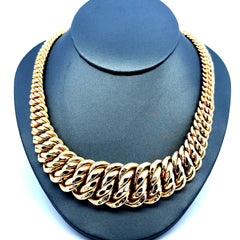 Golden Bull Fancy Necklaces Princess Cut 24.5mm 17" 10K
